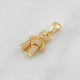 Dije Oso 4.60g / 1 1/4 in Oro Amarillo 18K