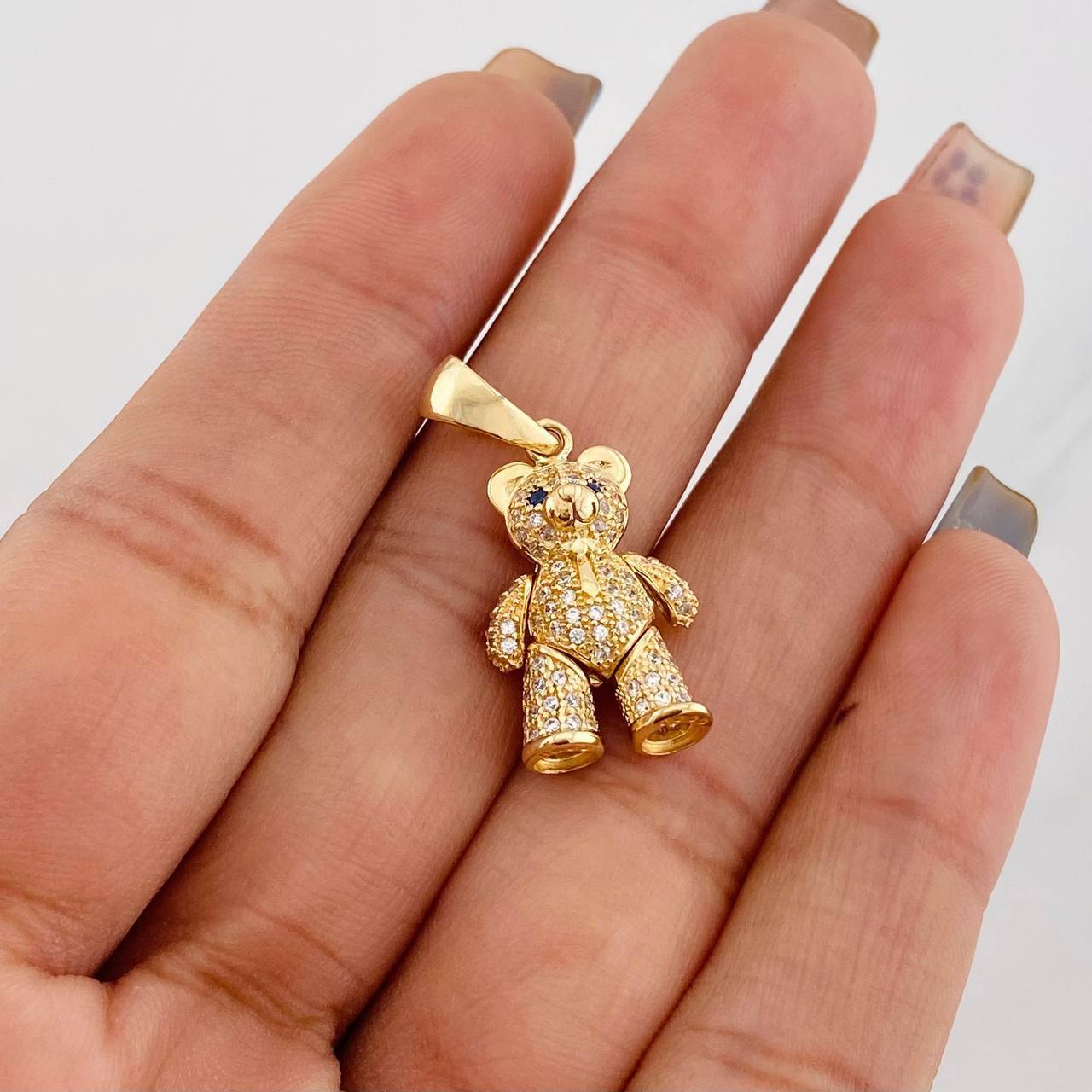 Dije Oso 4.60g / 1 1/4 in Oro Amarillo 18K
