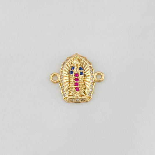 Charm Virgin of Guadalupe 1.15g / 1/2 in Yellow Gold 18K