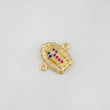 Charm Virgin of Guadalupe 1.15g / 1/2 in Yellow Gold 18K