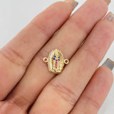 Charm Virgin of Guadalupe 1.15g / 1/2 in Yellow Gold 18K