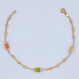 Pulso Barril Espiga 2.65gr / 7 1/2 in / 3mm Oro Amarillo 18K &