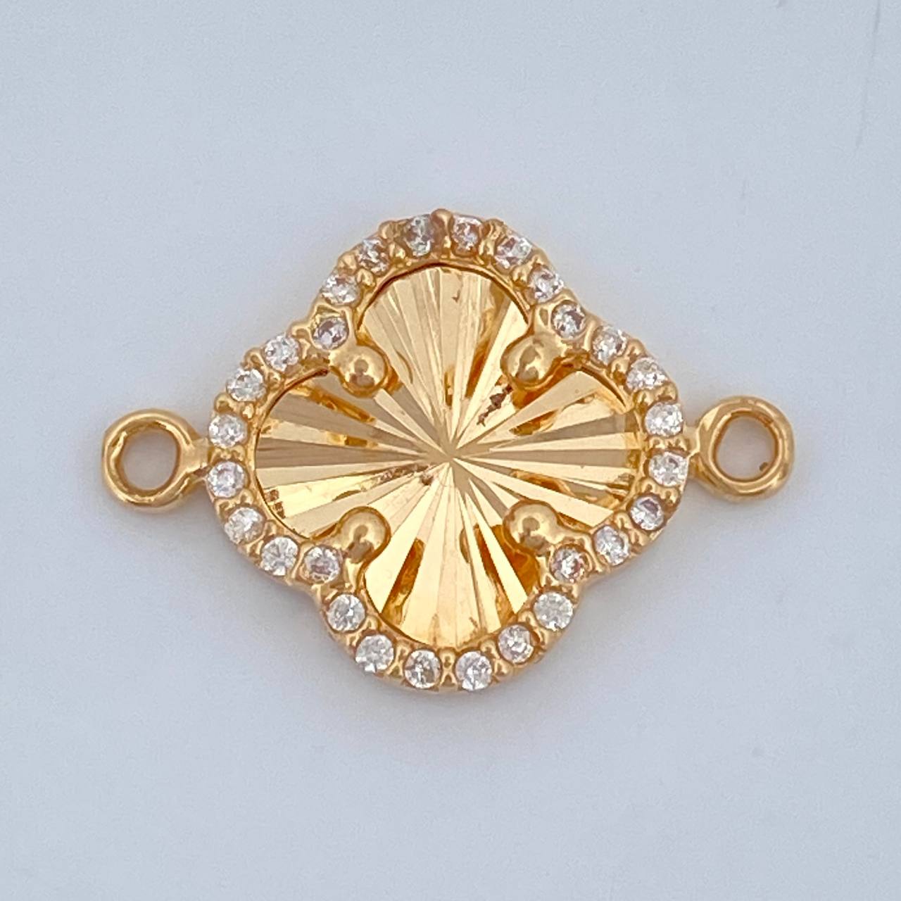 Herraje Trebol 1.2gr / 1/2 in / Oro Amarillo Nac.Esp. 18K &
