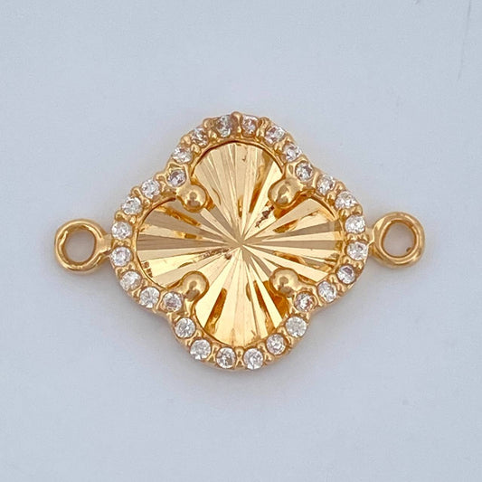 Herraje Trebol 1.2gr / 1/2 in / Oro Amarillo Nac.Esp. 18K &