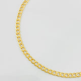 Pulso Cubano 2.4g / 8 1/4 in / 3.3mm Oro Amarillo 18K