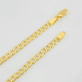 Pulso Cubano 2.4g / 8 1/4 in / 3.3mm Oro Amarillo 18K