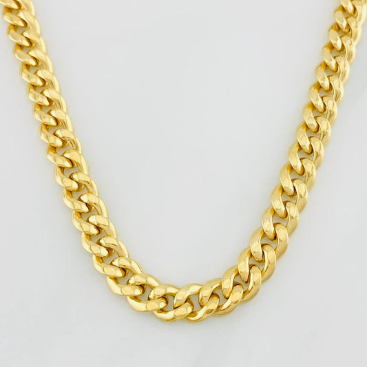 Cadena Cubana 14g / 24 in / 6.6mm Oro Amarillo 18K