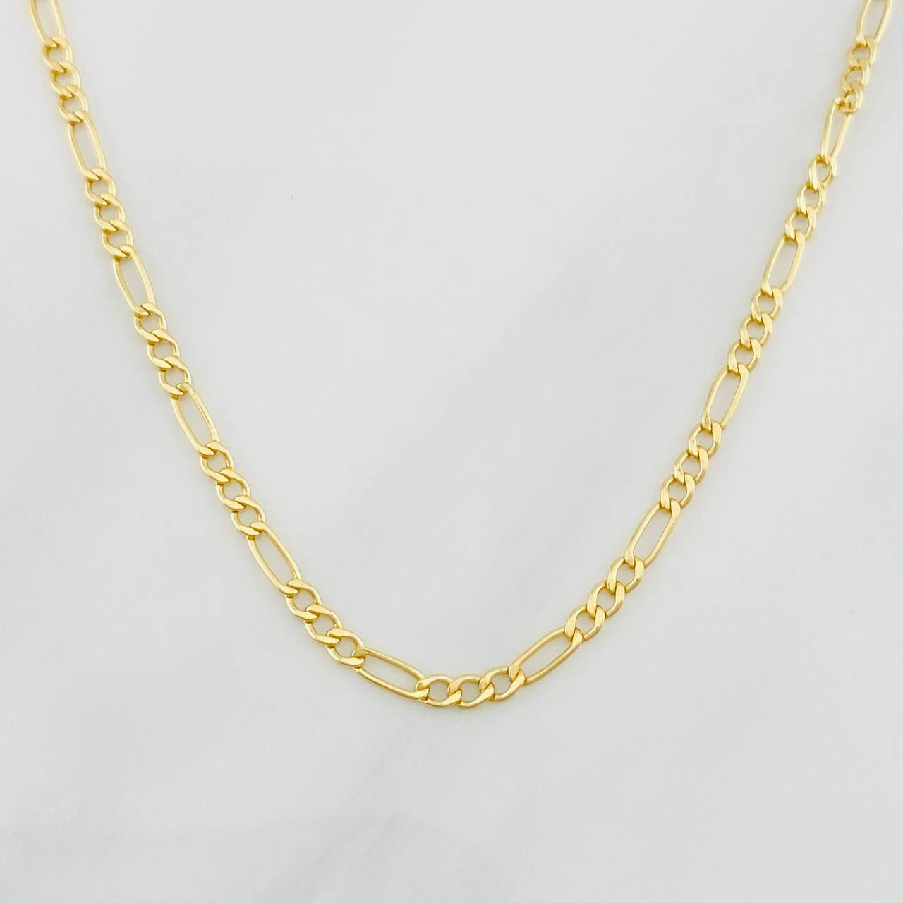 Cadena Figaro 1.55g / 18 in / 1.7mm Oro Amarillo 18K