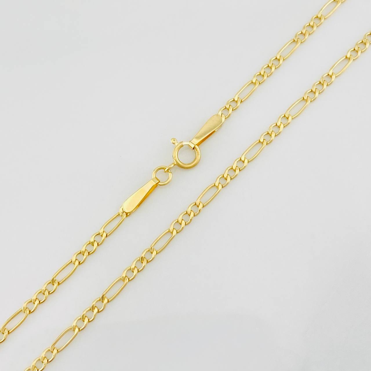 Cadena Figaro 1.55g / 18 in / 1.7mm Oro Amarillo 18K