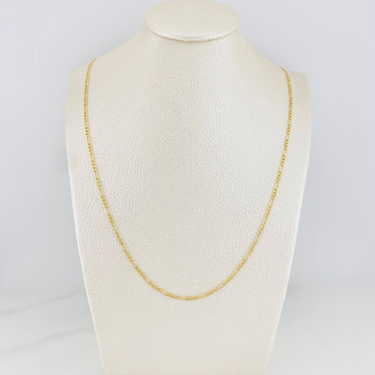 Cadena Figaro 1.55g / 18 in / 1.7mm Oro Amarillo 18K