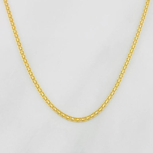 Cadena China 3.3g / 24 in / 1.4mm Oro Amarillo 18K