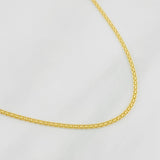 Cadena China 3.3g / 24 in / 1.4mm Oro Amarillo 18K
