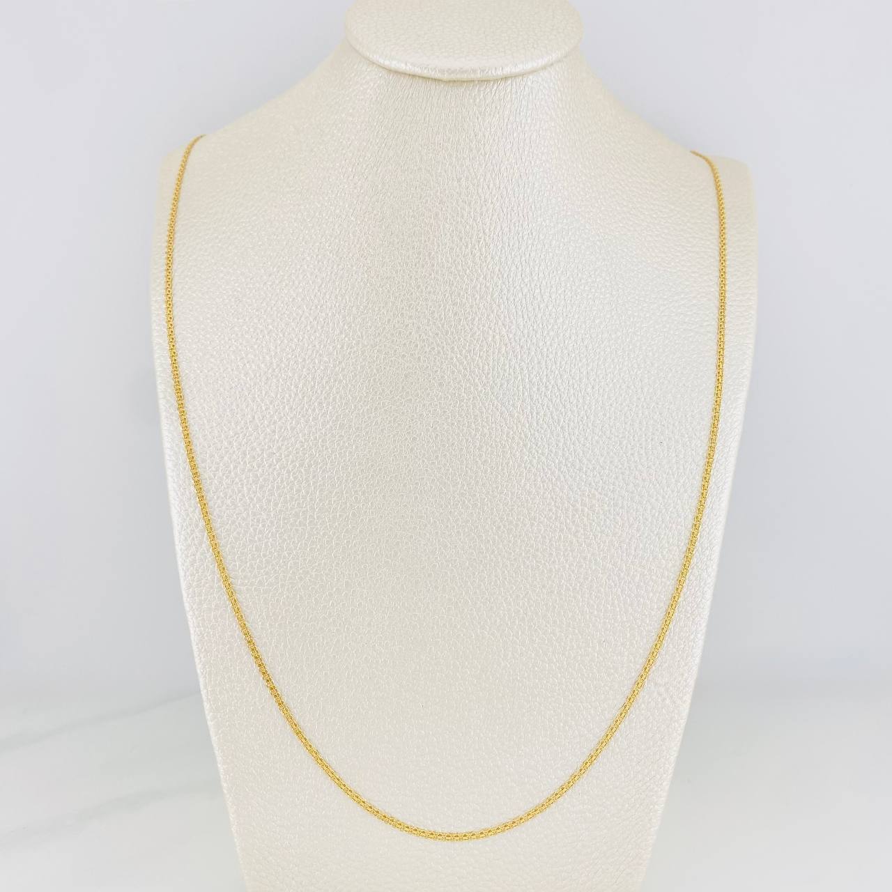 Cadena China 3.3g / 24 in / 1.4mm Oro Amarillo 18K