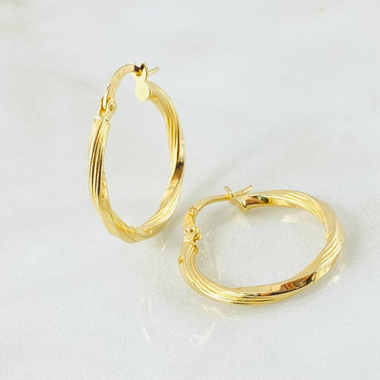 Candongas Mai 1.15gr / 1/2 in / Oro Amarillo 18K *