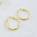 Candongas Lola 1.3gr / 1 in / Oro Amarillo 18K *