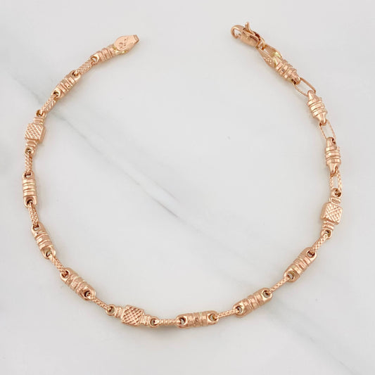 Pulso Rustico Cilindro 4.6g / 8 1/2 in / 3.59mm Oro Rosa 18K