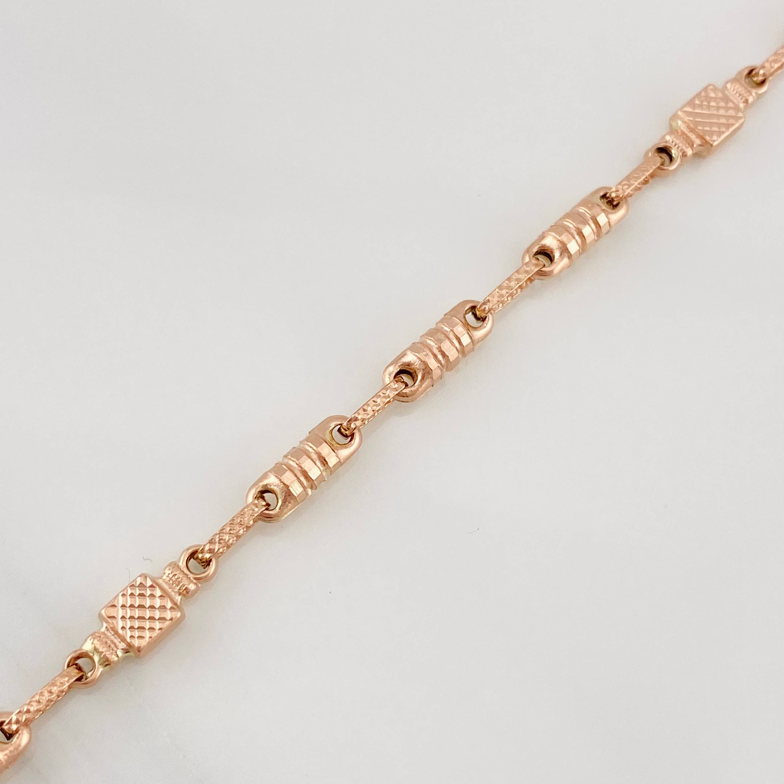 Pulso Rustico Cilindro 4.6g / 8 1/2 in / 3.59mm Oro Rosa 18K