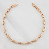 Pulso Rustico Cilindro 4.5g / 7 3/4 in / 3.34mm Oro Rosa 18K
