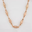 Cadena Rustica Cuadrada 12.3g / 24 in / 4.42mm Oro Rosa 18K