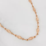 Cadena Rustica Eslabón 9.1g / 24 in / 4.37mm Oro Rosa 18K