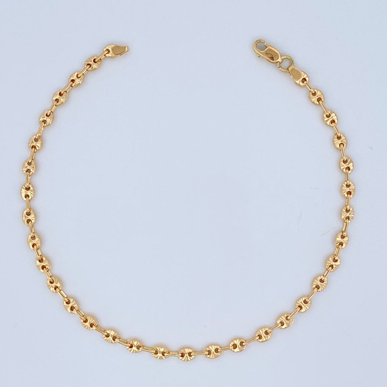 Pulso Gc 3gr / 8 in / 3.35mm Oro Amarillo 18K $