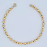 Pulso Tipo Militar 3.8gr / 7 1/2 in / 4mm Oro Amarillo 18K $