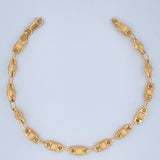 Pulso Rustico 4.85gr / 8 in / 4.75mm Oro Amarillo 18K $