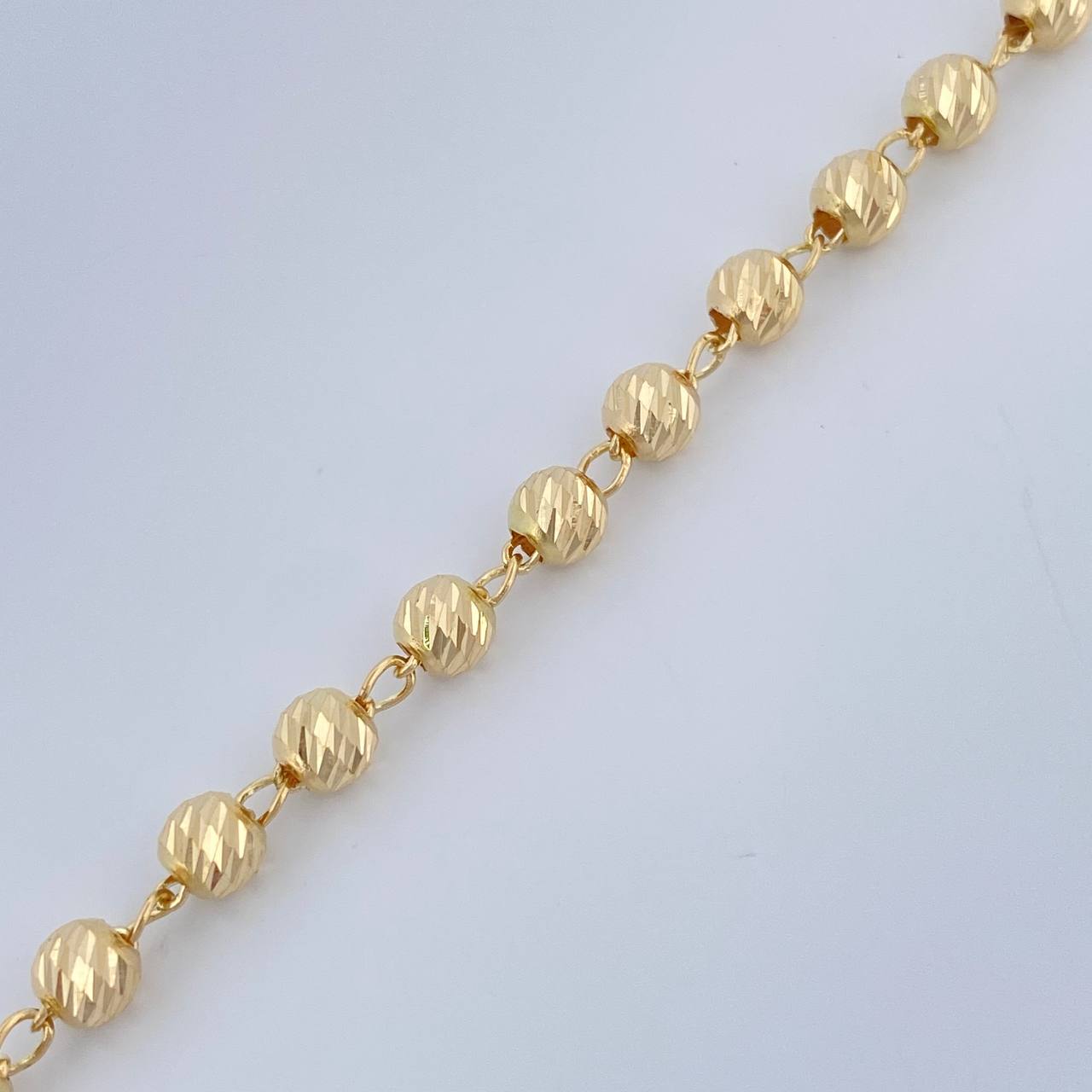 Pulso Tipo Militar 3.8gr / 7 1/2 in / 4mm Oro Amarillo 18K $