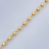 Pulso Tipo Militar 3.8gr / 7 1/2 in / 4mm Oro Amarillo 18K $