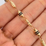 Pulso Rustica Tribal 4.45gr / 7 3/4 in / 4.7mm Oro Amarillo 18K $