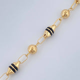 Pulso Rustica Barril Tipo Militar 4.35gr / 8 1/4 in / 5mm Oro Amarillo 18K $