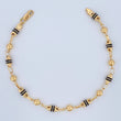 Pulso Rustica Barril Tipo Militar 4.35gr / 8 1/4 in / 5mm Oro Amarillo 18K $