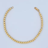 Pulso Militar 4.6gr / 7 3/4 in / 4mm Oro Amarillo 18K $