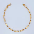 Pulso Rustica Reloj De Arena 4.15gr / 8 1/2 in / 4.15mm Oro Amarillo 18K $