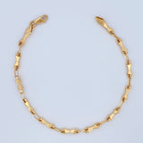 Pulso Rustica Reloj De Arena 4.15gr / 8 1/2 in / 4.15mm Oro Amarillo 18K $