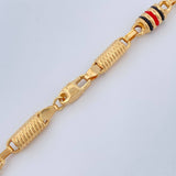 Cadena Rustica Barril 21.75gr / 25 1/2 in / 6.06mm Oro Amarillo 18K $