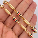 Cadena Rustica Barril 21.75gr / 25 1/2 in / 6.06mm Oro Amarillo 18K $
