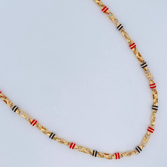 Cadena Rustica Infinitos 28.5gr / 24 1/2 in / 3.4mm Oro Amarillo 18K $