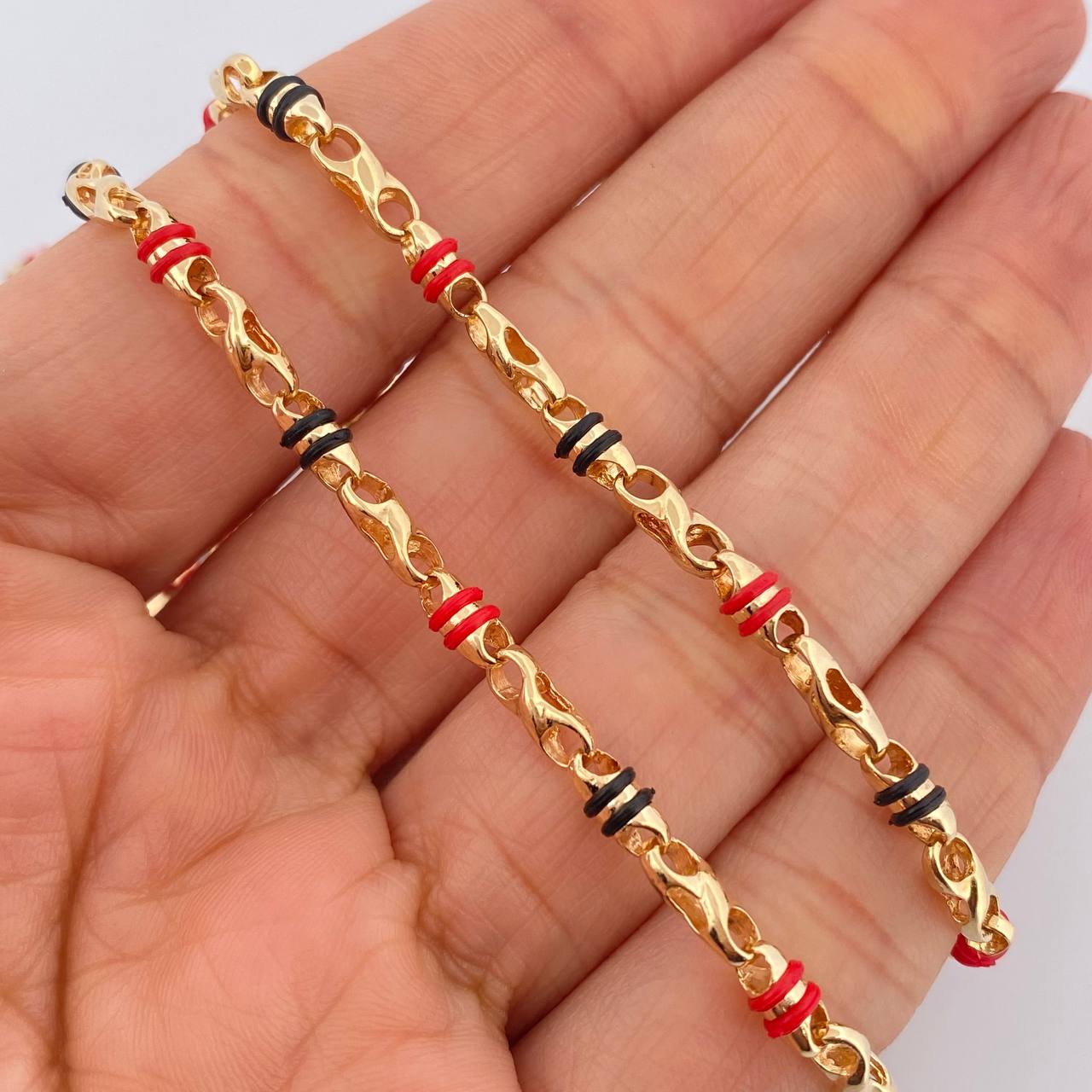 Cadena Rustica Infinitos 28.5gr / 24 1/2 in / 3.4mm Oro Amarillo 18K $
