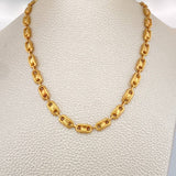 Cadena GC Retangular 13.65gr / 21 3/4 in / 5.2mm Oro Amarillo 18K $