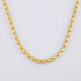 Cadena Militar Media Luna 14.25g / 20 in / 2.9mm Oro Amarillo 18K