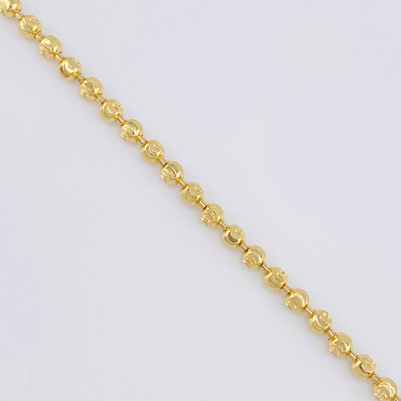 Cadena Militar Media Luna 14.25g / 20 in / 2.9mm Oro Amarillo 18K