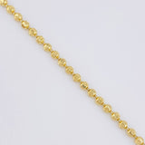 Cadena Militar Media Luna 14.35g / 20 in / 2.9mm Oro Amarillo 18K