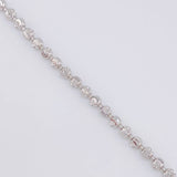 Half Moon Military Chain 15.15g / 20 in / 3mm 18K White Gold