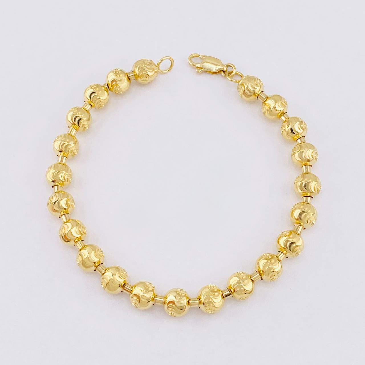 Pulso Militar Media Luna 18.15g / 8 1/2 in / 7mm Oro Amarillo 18K
