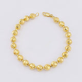 Pulso Militar Media Luna 18.15g / 8 1/2 in / 7mm Oro Amarillo 18K