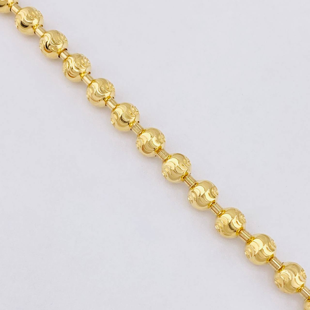 Pulso Militar Media Luna 18.15g / 8 1/2 in / 7mm Oro Amarillo 18K