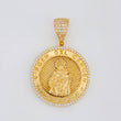 Pendant Medal Virgin Guadalupe 13.3g / 1 3/4 in 18K Yellow Gold