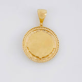 Pendant Medal Virgin Guadalupe 13.3g / 1 3/4 in 18K Yellow Gold