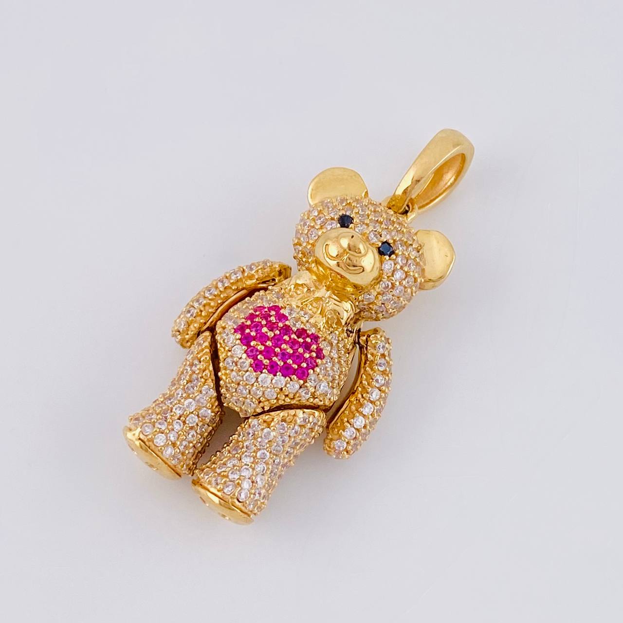 Dije Oso Articulado 10.35g / 1 1/2 in Oro Amarillo 18K